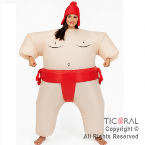 DISFRAZ INFLABLE SUMO ADULTO 1,60 MT X 1,90